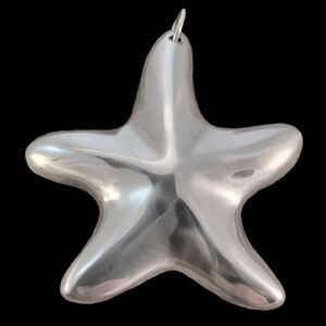 Vintage Joseph Esposito Sterling 3D Star Fish Pendant